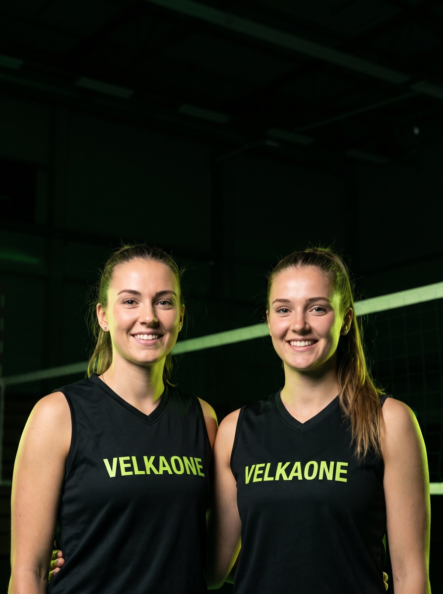 Squadra di pallacanestro Velkaone schierata in palestra